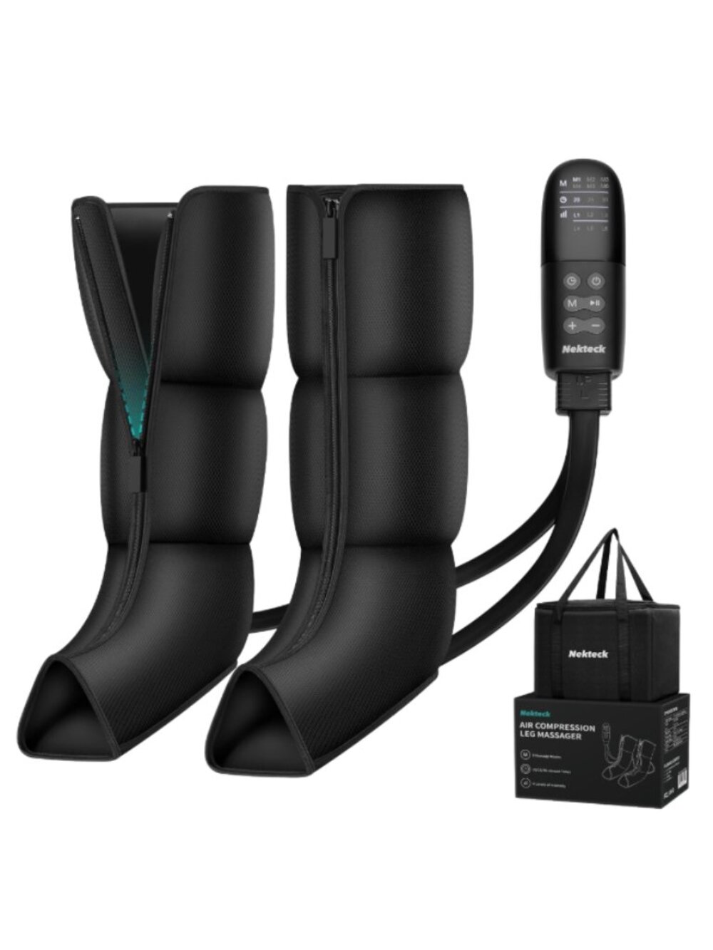 Nekteck Air Compression Leg Massager for Circulation and Pain Relief